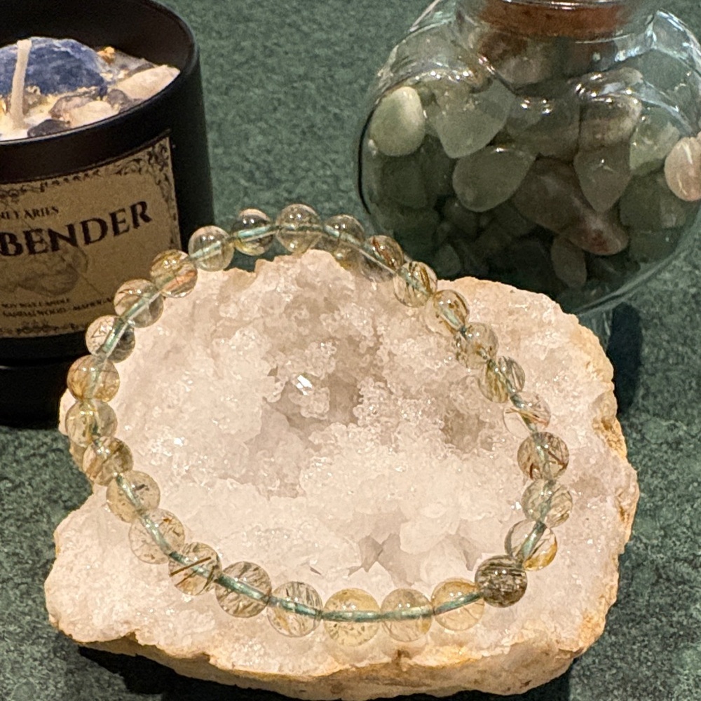 Green Rutile Quartz (small wrist)